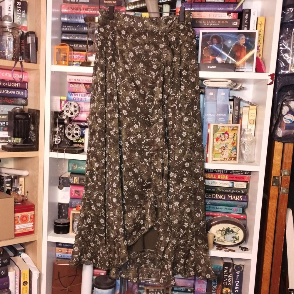 Old-navy Women's Brown and Green Skirt